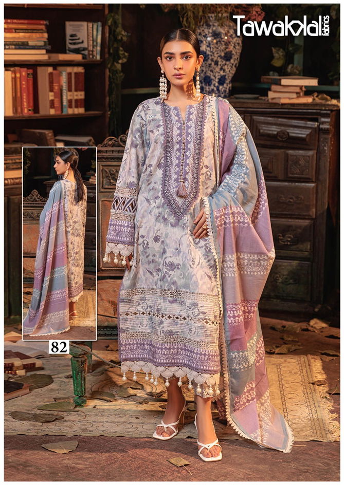 Mehroz Vol 9 By Tawakal Cotton Printed Pakistani Dress Material Orders In India